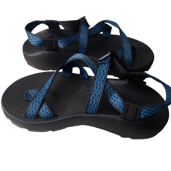 Chaco Men's z1 Cloud Sandals Blue Toe Loop Vibram Sole sz 9 - Picture 2 of 7